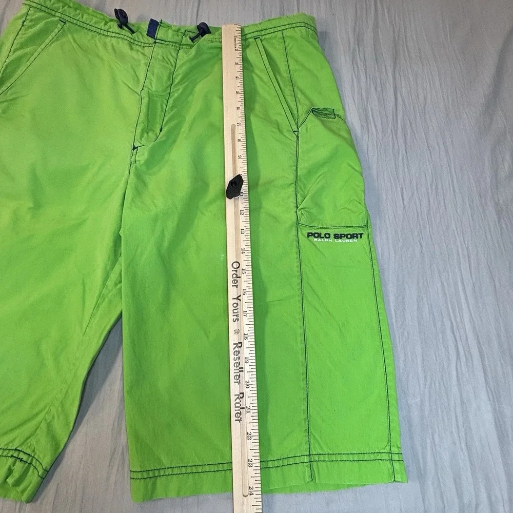 Vintage 90s Ralph Lauren Polo Sport Shorts Men's Large Green